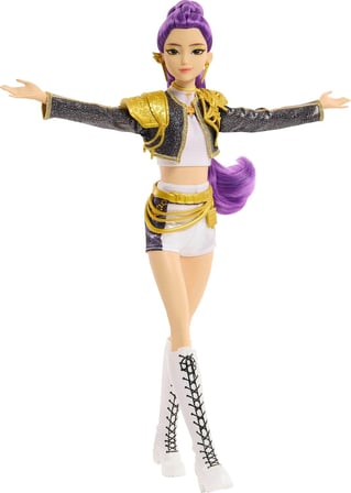 KPop Demon Hunters HUNTR/X Mattel Rumi Golden Şarkı Söyleyen Eklemli Bebek 29 cm