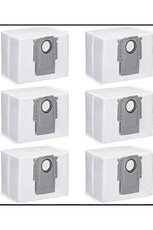 Roborock S7 S7 Max T7 Modelleri Ile Uyumlu 6 Adet Toz Torbası