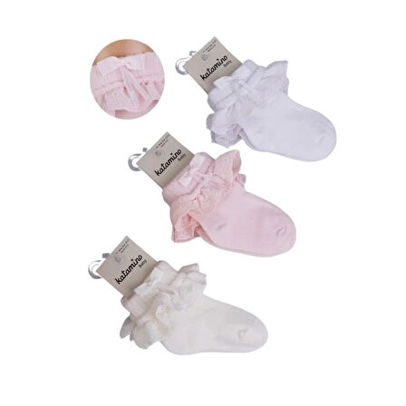 Katamino Adriyan Aks. Kız Bebek Soket Çorap K46341 Asorti
