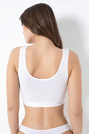 G-box 940 kadın Bambu İnce Askılı Pedli Büstiyer