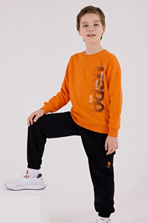 U.s. Polo Assn Eşofman Takımı Us2222-4 Turuncu