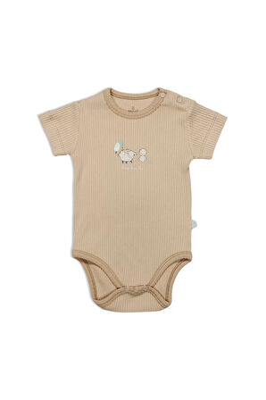 Bistyle Always Dream Yarım Kol 2'li Body 17114 Ekru Bej