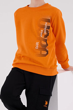 U.s. Polo Assn Eşofman Takımı Us2222-4 Turuncu