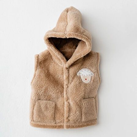 Andywawa Ac26163 Tinny S Sheeps Yelek Beige