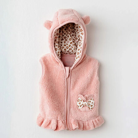 Little Leopard Yelek Pink
