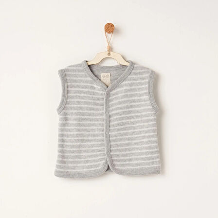 Andywawa Ac26221 Casual Yelek Grey