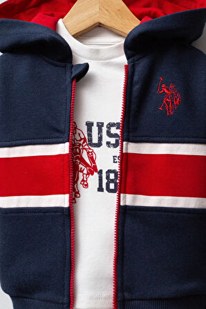 U.s. Polo Assn 3'lü Takım Usb2553 Lacivert-kırmızı