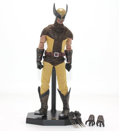Özel Seri Marvel X-Men Wolverine Pençeli Süper Kahraman Figürü 31 Cm Çocuk Fan Film