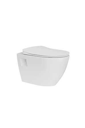 TP329 Terra Kanalsız Asma Klozet,Creavit Yavaş Kapak
