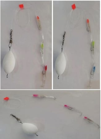 Top Arkası Set4 ( AT - ÇEK ) Silikon Balık Seti - 3 ADET