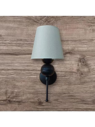 TEKLİ PERGE APLİK METAL TOPLU SİYAH BOYALI KREM ŞAPKALI