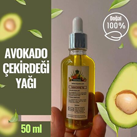 Tropmix El yapımı Avokado Çekirdeği Yağı 50 Ml