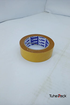 Çift Taraflı Bant 36mm X 25m Şeffaf Filmik (1 Adet) - Güçlü, Şerit Montaj ve Çok Amaçlı Kullanım