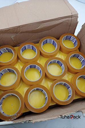 Çift Taraflı Bant 36mm X 25m Şeffaf Filmik (6 Adet) - Güçlü, Şerit Montaj ve Çok Amaçlı Kullanım