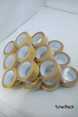 Çift Taraflı Bant 48mm X 25m Şeffaf Filmik (36 Adet) - Güçlü, Şerit Montaj ve Çok Amaçlı Kullanım