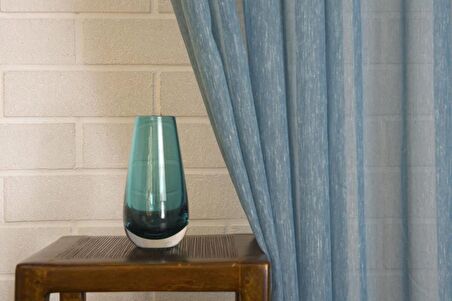 Massarelli Keten Tül Deniz Rengi 1-2 Seyrek Pile