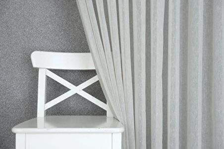 Massarelli Keten Tül Gri  1-2 Seyrek Pile 