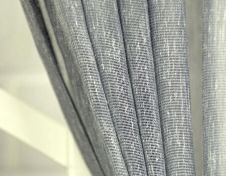 Massarelli Keten Tül İndigo  1-3 Sık Pile 