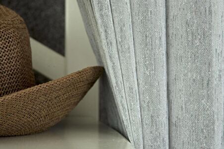 Massarelli Nopeli Keten Tül Gri  1-2,5 Orta Sık Pile 