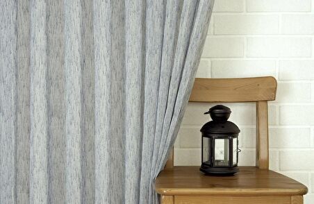 Massarelli Nopeli Keten Tül İndigo  1-3 Sık Pile 