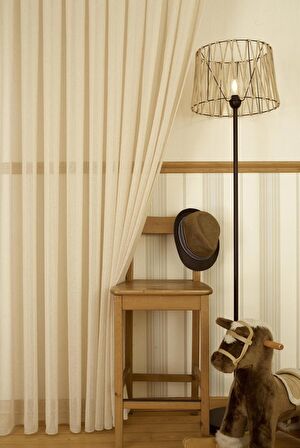 Massarelli Fantezi Bukle Tül Buğday Rengi  1-2 Seyrek Pile