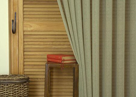 Massarelli Fantezi Bukle Tül Yeşil  1-3 Sık Pile