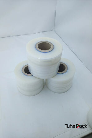 Makine Streç Filmi 12.5cm x 1500m Şeffaf 23 Mikron (3 Adet) - Power Palet Streci