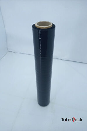 Streç Film 50cm X 300m 1 Adet, Siyah, 23 Mikron, 2500 Gr, Dayanıklı Eşya, Koli ve Palet Streci