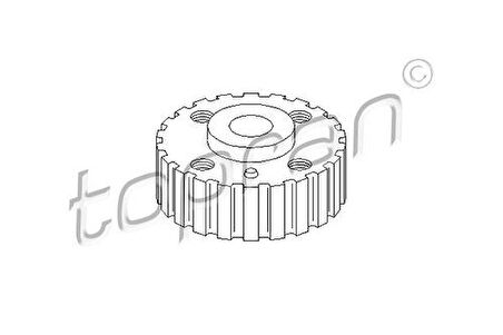 Topran 100833001 755 Krank Triger Kasnağı Golf III Transporter T4 049105263C