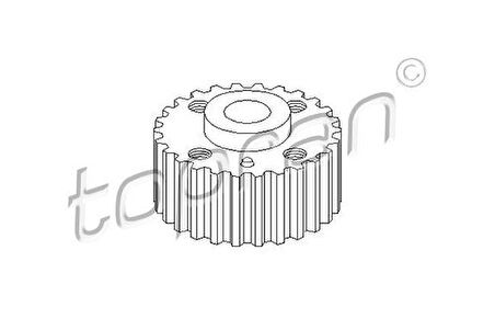 Topran 108698001 755 Krank Triger Kasnağı Golf IV-Passat-A3-A4 06A105263E