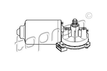 Topran 108792001 Silecek Motoru Bora-Golf IV-Passat-Polo-T4-A3-Toledo-Octavia 1C0955119