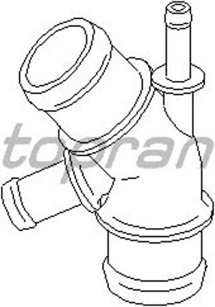 Topran 108877001 755 Termostat Yuvası Flansı Bora 98-05-Golf IV 97-05-A3 96-03-Leon 99-06-Toledo 99-06-O 1J0121087C