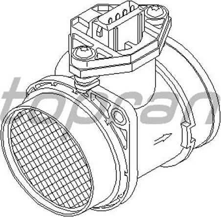 Topran 109391001 755 Hava Kütle Ölçer Debimetre Golf IV-Passat 1.8 037906461C