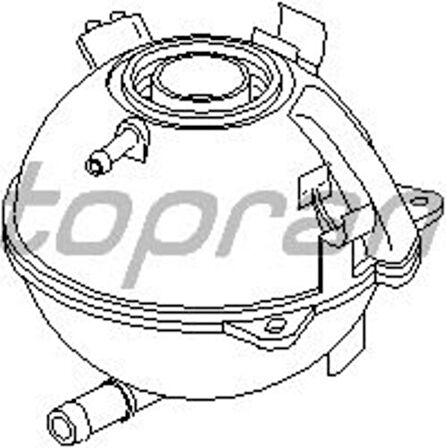 Topran 110055001 755 Genleşme Kavonozu Caddy III-Golf V-VI-Plus-Jetta III-IV-Passat-Scirocco-Sharan-Tiguan-Touran-A 1K0121407A