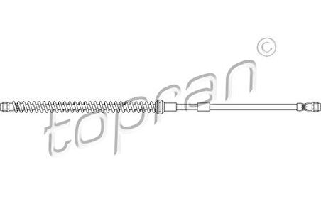 Topran 111057001 585 Ön Fren Hortumu Audi Q7 Touareg 7L0611701C