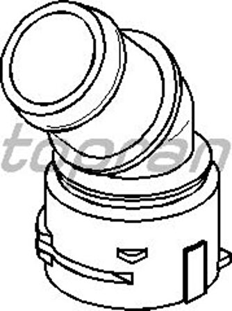 Topran 111233001 Termostat Yuvası Flansı Bora-Caddy III-Golf IV-V-VI-Plus-Jetta III-Passat-Polo-Touran-A3-Leon 1J0122291