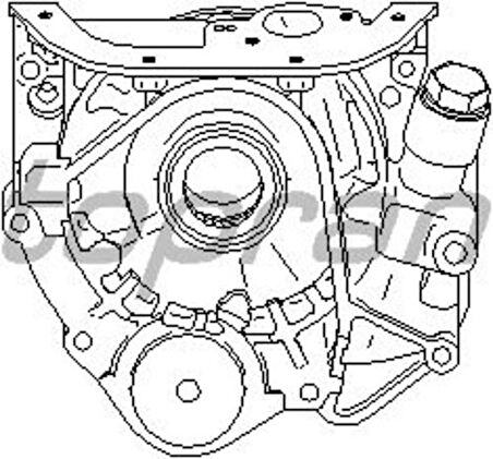 Topran 112350001 755 Yağ Pompası LT35 96-06-Crafter 06 T4 96-03-A6 94-97 2.5 TDI 074115105D