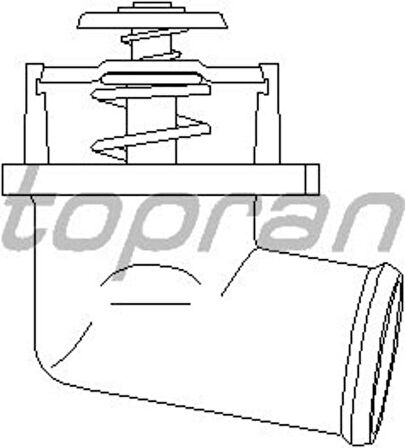 Topran 205174001 755 Termostat Komple Astra F-Corsa B-Tigra-Vectra B-Tigra 1.4 16V-1.6L 16V 1338073