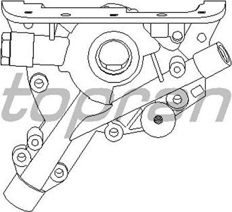 Topran 205585001 755 Yağ Pompası Astra F-G 1.4-1.6-Vectra A-B 1.6 16V Corsa B-1.2 1.4-Corsa C 1.4 X16Xe-X14Xe-X1 646041