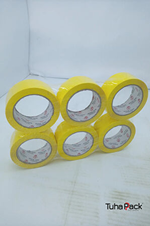 Sarı Koli Bandı 45mm X 100m (72 ADET) - Güçlü Yapışkanlı Koli Bandı