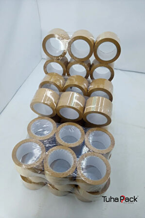 Koli Bandı 70mm X 100m Hotmelt Kahverengi (48 Adet) - Güçlü Yapışkanlı Koli Bandı