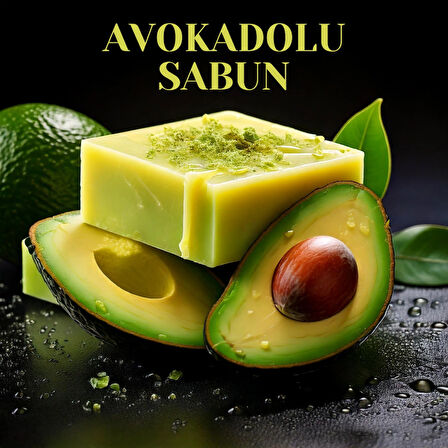 Tropmix Doğal Avokado Özlü El Yapımı Sabun – Nemlendirici & Cilt Besleyici Bakım Sabunu
