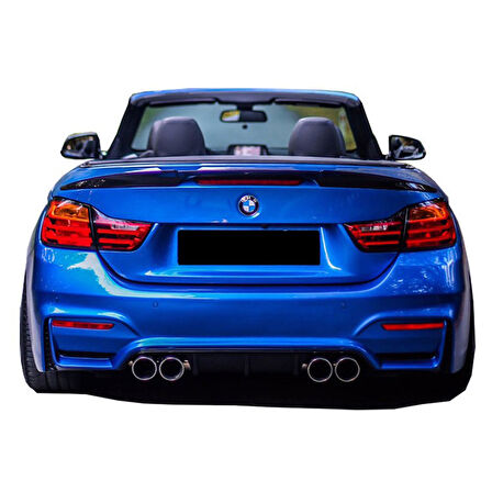 Bmw F33 4 Serisi M4 2012 - 2019 Spoiler Plastik Boyasız