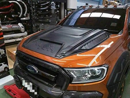 Ford Ranger 2012+ Kaput Üst Koruma Geniş Model