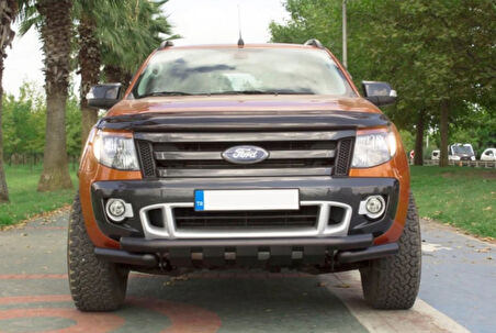 Mitsubishi L200 2015+ sonrası Siyah Shark Ön Koruma AQM4WD