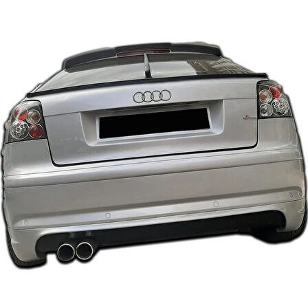 Audi A3 8P S3 Hb 3 Kapı 2003 - 2008 Difüzör Plastik Boyasız