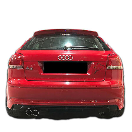Audi A3 8P S3 Hb 3 Kapı 2003 - 2008 Difüzör Plastik Boyasız