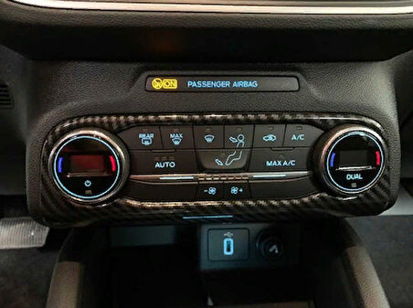 Ford Focus 2019+ Klima Panel Kaplama Karbon (abs)
