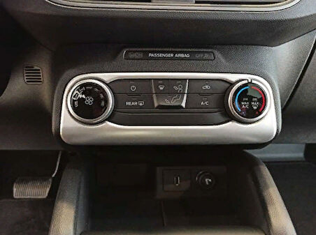 Ford Focus 2019+ Klima Panel Kaplama Silver (abs)