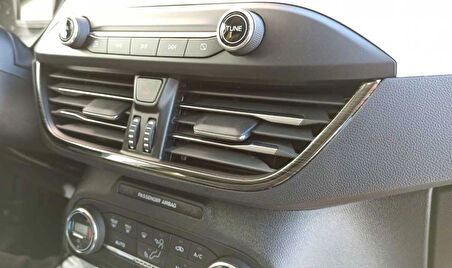 Ford Focus 2019+ Menfez Kaplama 3 Parça - Tıtanyum Sıyah